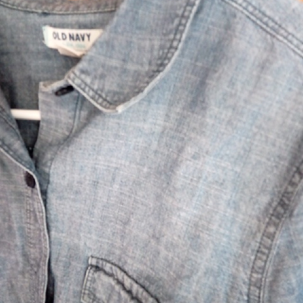 Old Navy Blue Button Down Shirt